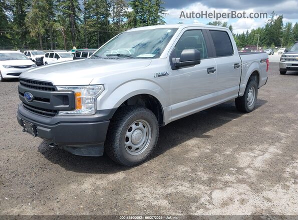 1FTEW1EB7JFD04994 2018 FORD F150 Silver Przód lewy