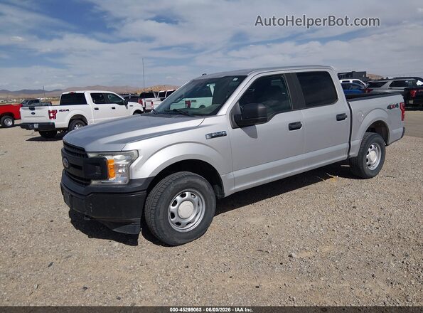 1FTEW1EB7JKE40873 2018 FORD F150 Серый Передняя левая четверть