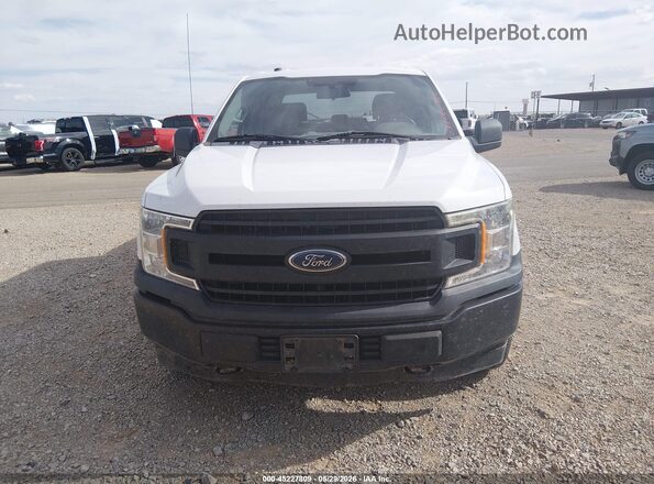 1FTEW1EB7JKF08492 2018 FORD F150 Белый Вид щитка приборов