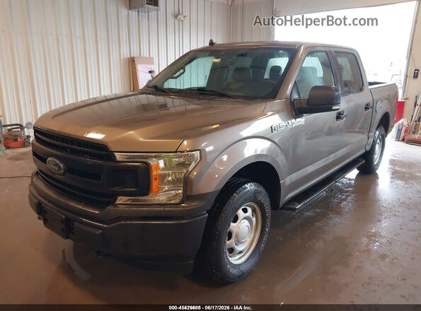 1FTEW1EB7LKE81409 2020 FORD F150 Brown წინა მარცხენა ხედი სამი მეოთხედიდან