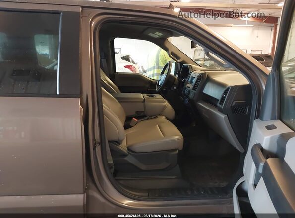 1FTEW1EB7LKE81409 2020 FORD F150 Brown წინა სალონის ხედი