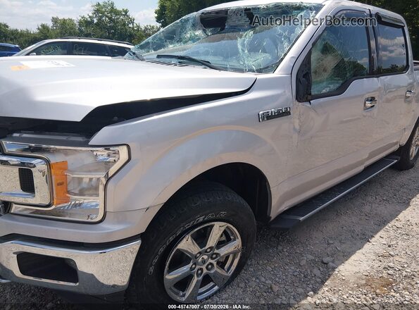 1FTEW1EB8JFA68579 2018 FORD F150 Silver ხელსაწყოთა პანელის ხედი