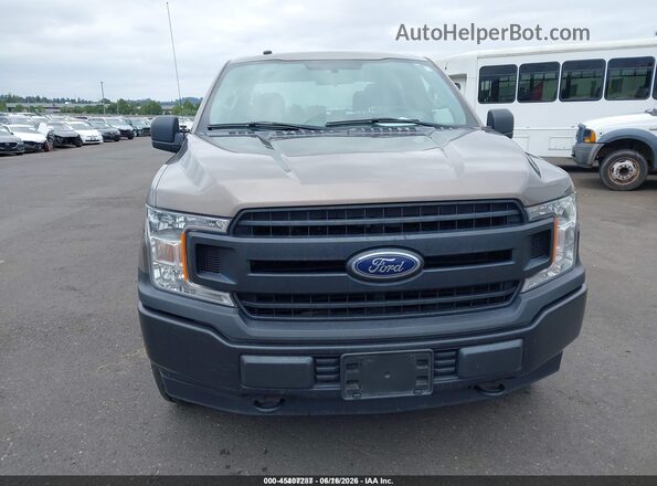 1FTEW1EB8JFD04972 2018 FORD F150 Brown Dashboard view