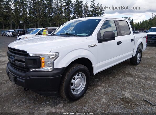 1FTEW1EB8JKF08498 2018 FORD F150 Белый Передняя левая четверть