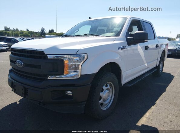1FTEW1EB8LKF21044 2020 FORD F150 White Vista tres cuartos delantera izquierda
