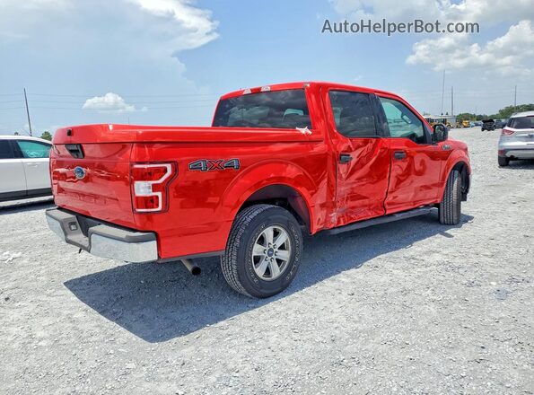 1FTEW1EB9JFB87712 2018 FORD F150 Красный Задняя правая четверть
