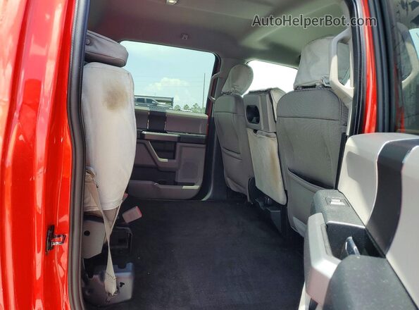 1FTEW1EB9JFB87712 2018 FORD F150 Красный Вид задних сидений