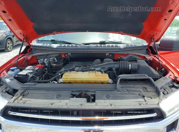 1FTEW1EB9JFB87712 2018 FORD F150 Красный Вид задней части салона