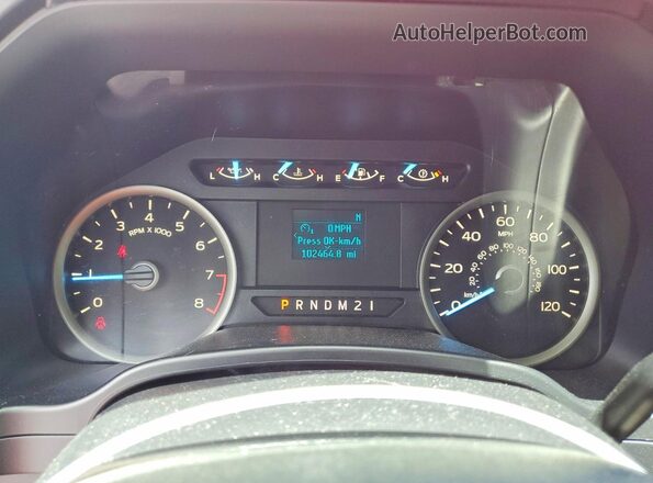 1FTEW1EB9JFB87712 2018 FORD F150 Красный Вид щитка приборов