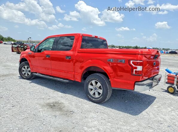 1FTEW1EB9JFB87712 2018 FORD F150 Красный Задняя левая четверть