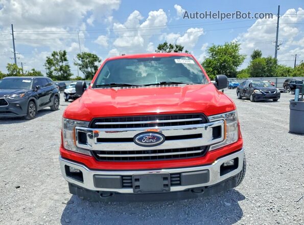 1FTEW1EB9JFB87712 2018 FORD F150 Красный Вид спереди