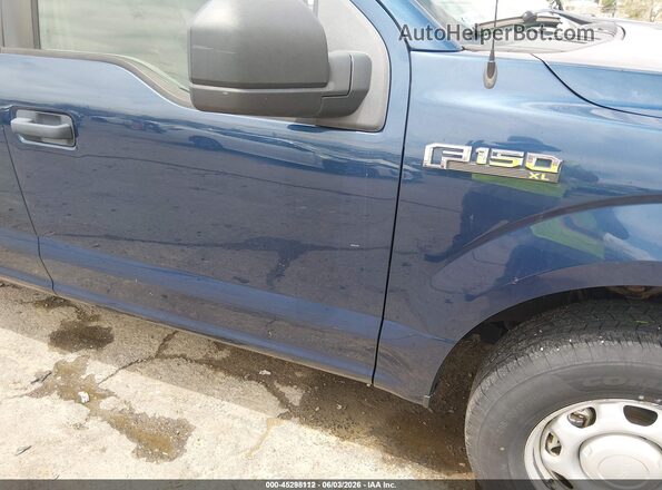 1FTEW1EB9JKE38333 2018 FORD F150 Blue Панорамний вид салону 360°