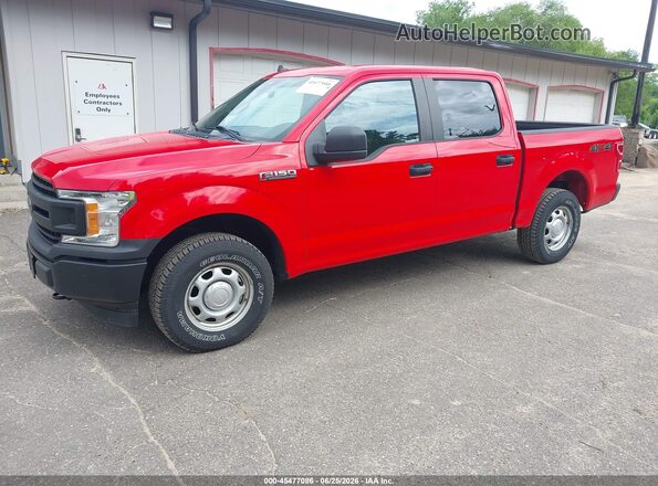 1FTEW1EB9LKE13919 2020 FORD F150 Красный Передняя левая четверть