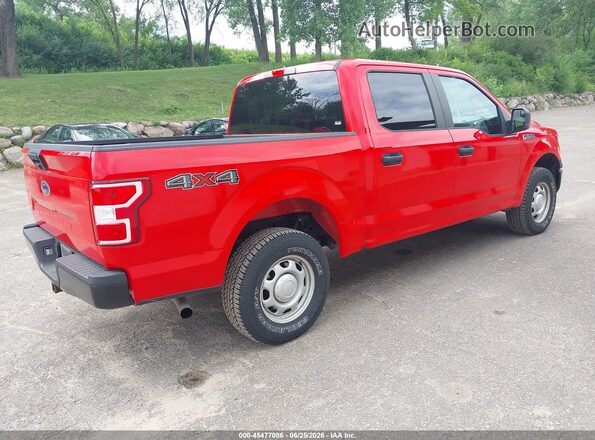 1FTEW1EB9LKE13919 2020 FORD F150 Красный Задняя правая четверть