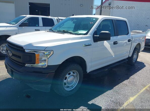 1FTEW1EB9LKF21151 2020 FORD F150 White წინა მარცხენა ხედი სამი მეოთხედიდან
