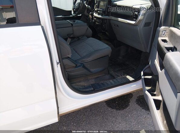 1FTEW1EB9MFB38448 2021 FORD F150 White Вид салону спереду
