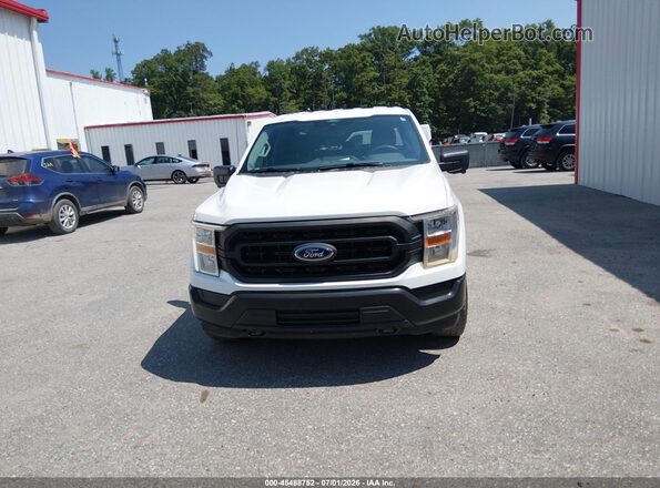 1FTEW1EB9MFB38448 2021 FORD F150 White Вид щитка приладів