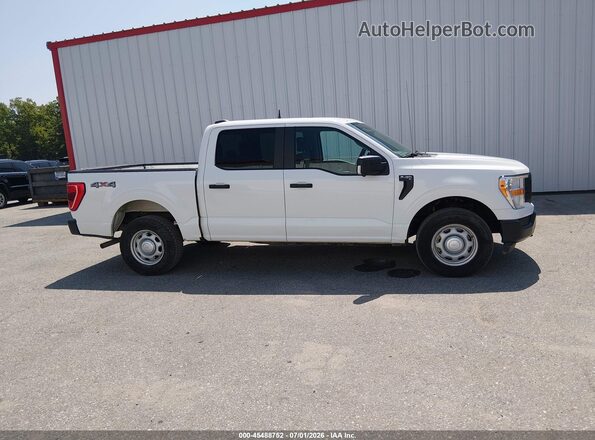1FTEW1EB9MFB38448 2021 FORD F150 White Вид задньої частини салону