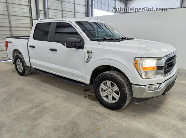 1FTEW1EB9MKD48104 2021 FORD F150 Белый Передняя правая четверть
