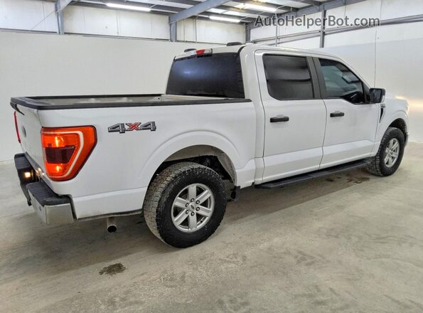 1FTEW1EB9MKD48104 2021 FORD F150 Белый Задняя правая четверть