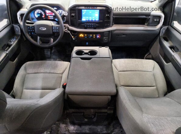 1FTEW1EB9MKD48104 2021 FORD F150 Белый Вид панели приборов