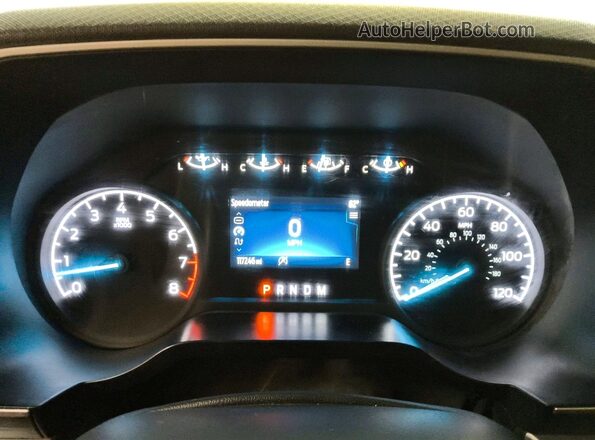 1FTEW1EB9MKD48104 2021 FORD F150 Белый Вид щитка приборов