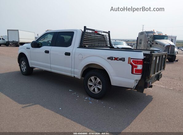 1FTEW1EBXJKC87437 2018 FORD F150 White Trasero izquierdo