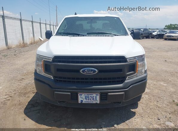 1FTEW1EBXLKF21059 2020 FORD F150 White Вид щитка приладів