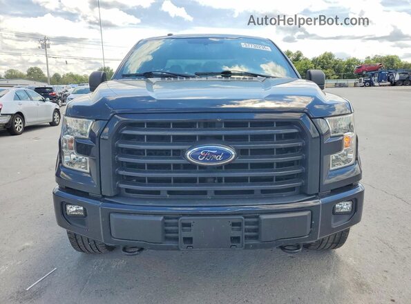 1FTEW1EF0GFC54810 2016 FORD F150 Black Front view