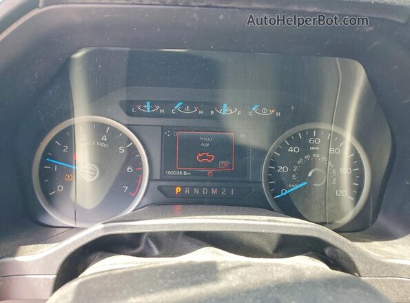 1FTEW1EF0GFC54810 2016 FORD F150 Black Instrument cluster view