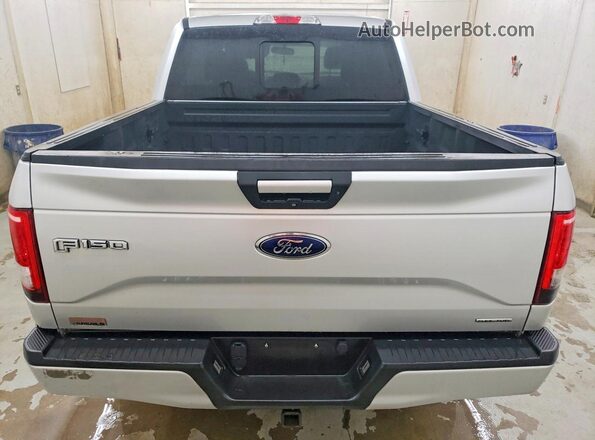 1FTEW1EF0GKD99157 2016 FORD F150 Silver Rear view