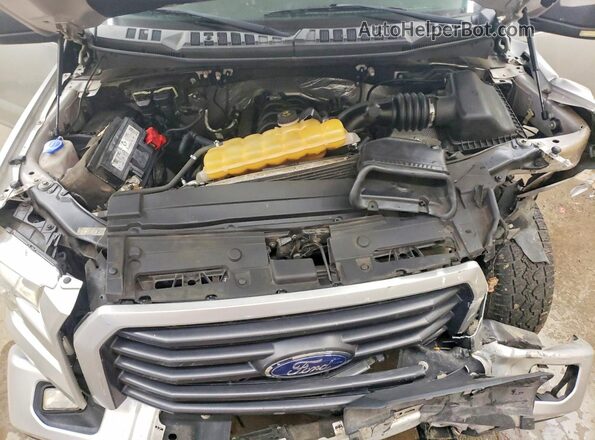 1FTEW1EF0GKD99157 2016 FORD F150 Silver Rear interior view