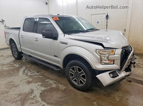 1FTEW1EF0GKD99157 2016 FORD F150 Silver Front right
