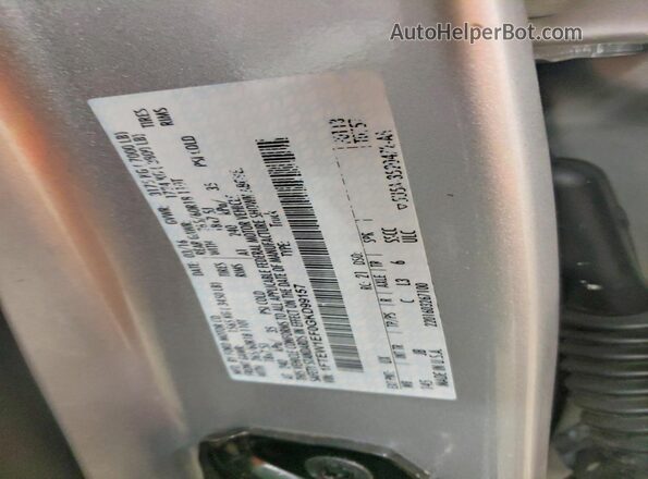 1FTEW1EF0GKD99157 2016 FORD F150 Silver VIN sticker view