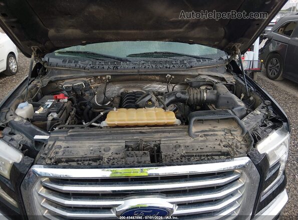 1FTEW1EF0GKF60820 2016 FORD F150 Black Вид ззаду