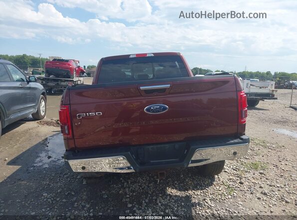 1FTEW1EF0HFA06901 2017 FORD F150 Maroon 