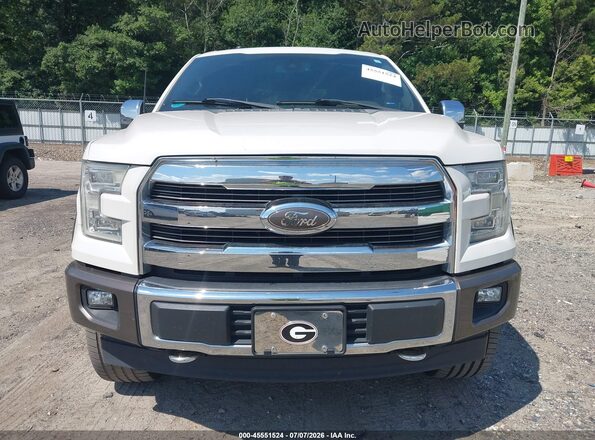 1FTEW1EF0HFC29746 2017 FORD F150 White Rear interior view