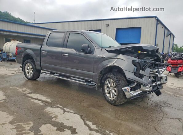 1FTEW1EF1GFA25083 2016 FORD F150 Gray წინა მარჯვენა
