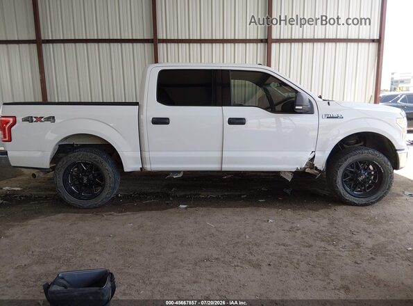 1FTEW1EF1GFB03930 2016 FORD F150 White Вид задньої частини салону