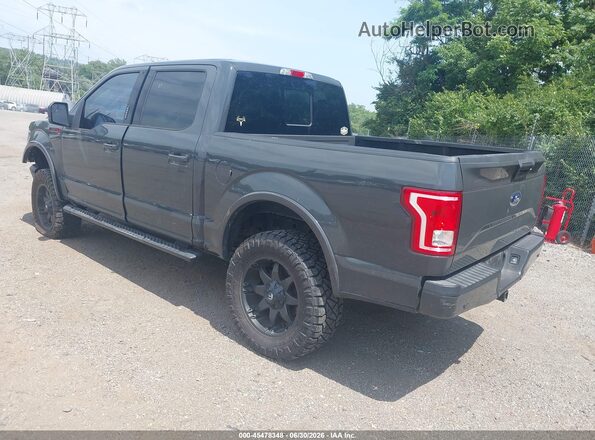 1FTEW1EF1GFB04754 2016 FORD F150 Gray Rear left