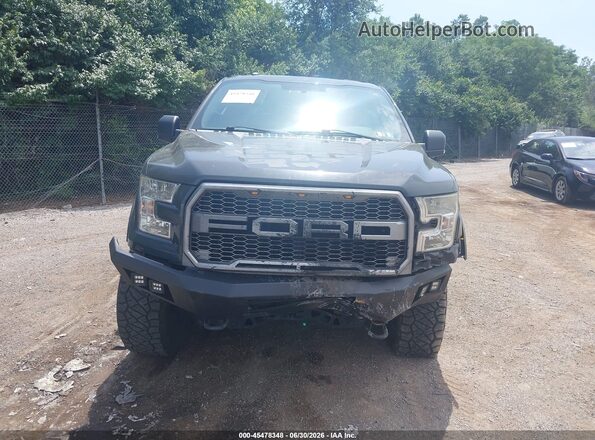 1FTEW1EF1GFB04754 2016 FORD F150 Gray Front view