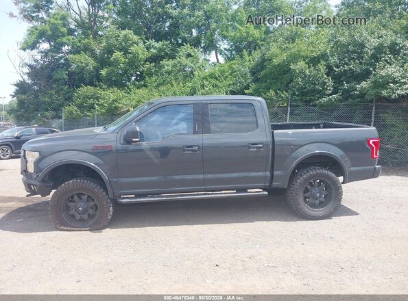 1FTEW1EF1GFB04754 2016 FORD F150 Gray 360 interior view