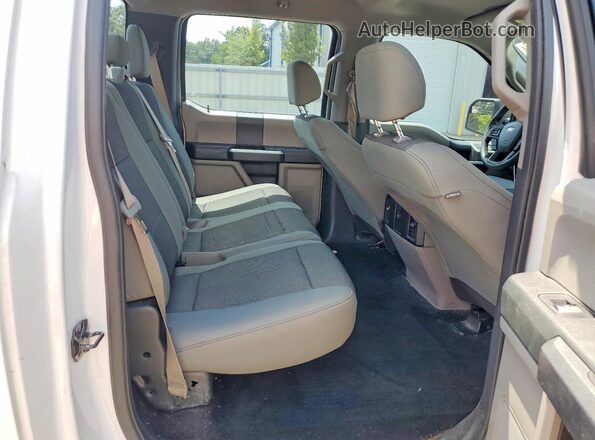 1FTEW1EF1GFC54833 2016 FORD F150 White უკანა სავარძლების ხედი