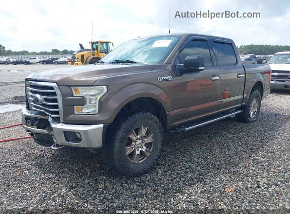 1FTEW1EF1GFD32267 2016 FORD F150 Green Առջևի ձախ երեք քառորդ տեսարան