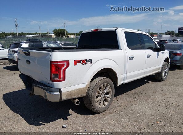 1FTEW1EF1GKE43697 2016 FORD F150 White Trasero derecho