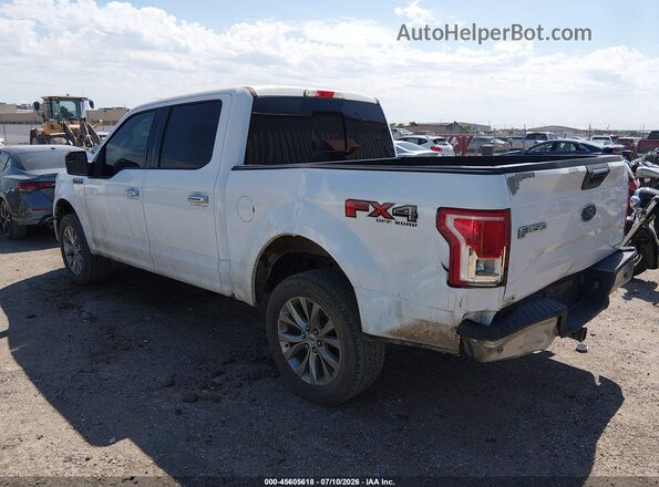 1FTEW1EF1GKE43697 2016 FORD F150 White Trasero izquierdo