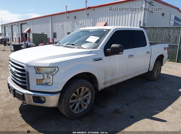 1FTEW1EF1GKE43697 2016 FORD F150 White Vista tres cuartos delantera izquierda