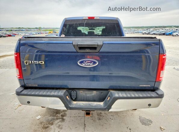 1FTEW1EF1GKF06748 2016 FORD F150 Blue Vista trasera