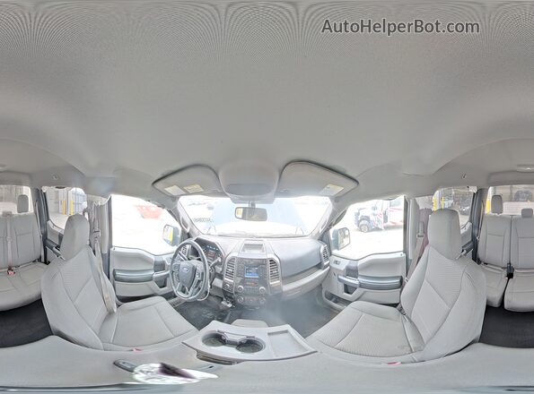 1FTEW1EF1GKF06748 2016 FORD F150 Blue Vista de la etiqueta del VIN