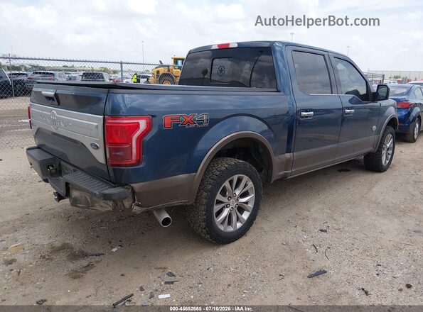 1FTEW1EF1HFA09757 2017 FORD F150 Синий Задняя правая четверть